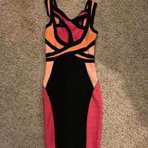 Herve Ledger size M bodycon bandage dress